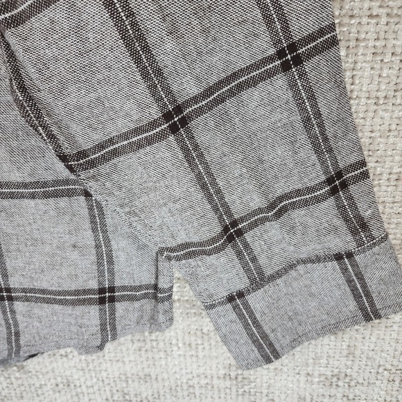 Antigua Regal Plaid Flannel Shirt Mens XL Brown White Long Sleeve Button NWT - Picture 3 of 11